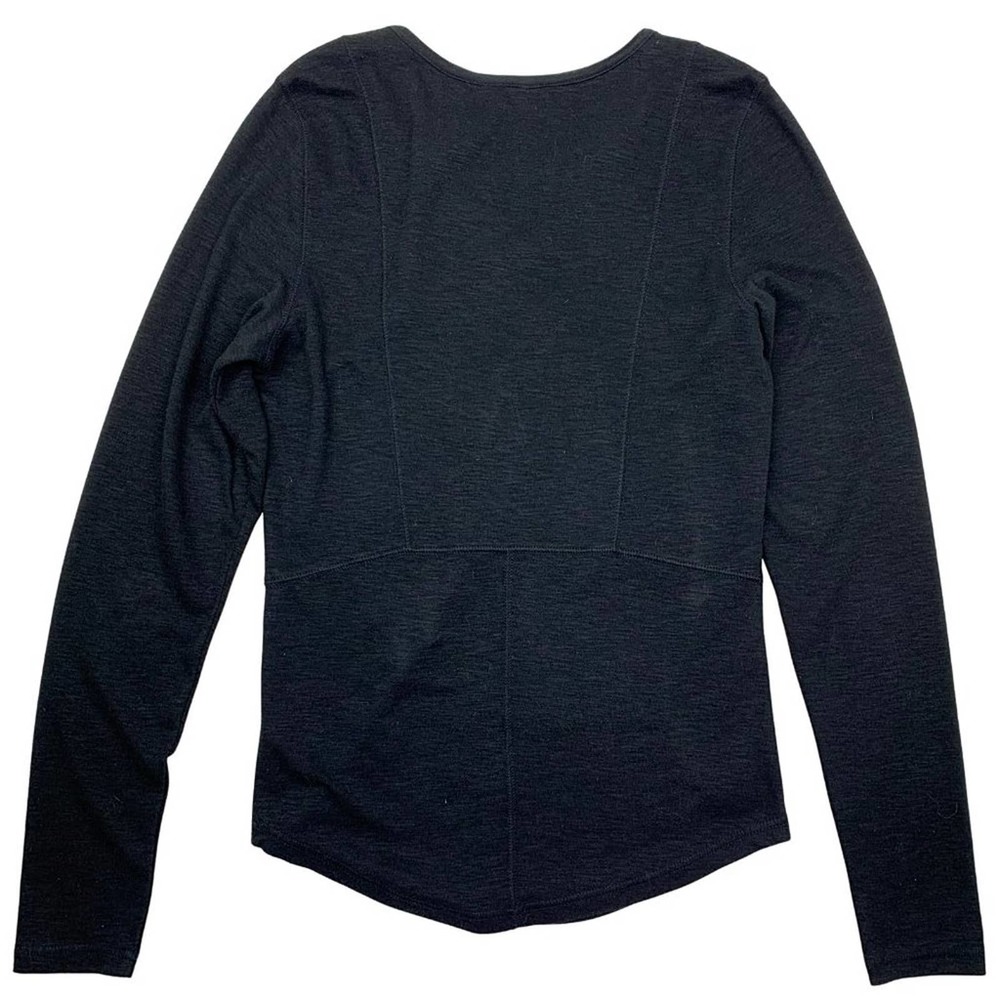 Free People Black Lucky Lace-Up Sweater Top - Picture 10 of 14